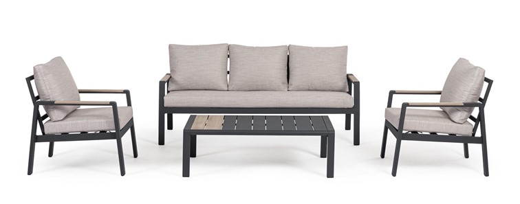 Zestaw Ogrodowych CAPTIVA Antracyt