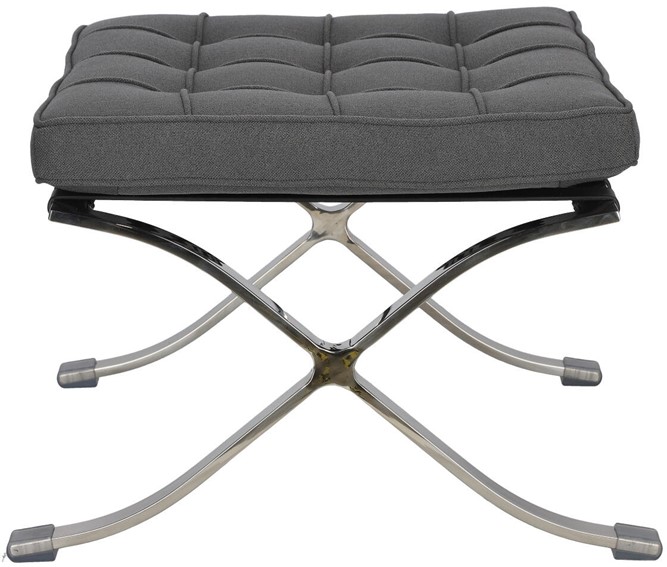 Podnóżek BA1 Tkanina Antracyt