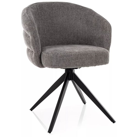 Krzesło ORES Szary/Czarny Mat