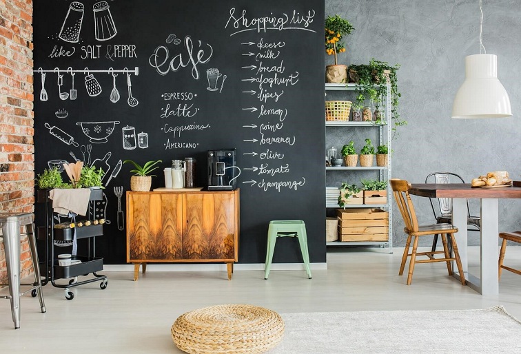 Stołek PARIS czarny inspirowany Tolix