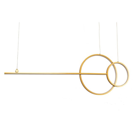 Lampa Wisząca RAGE Złoty