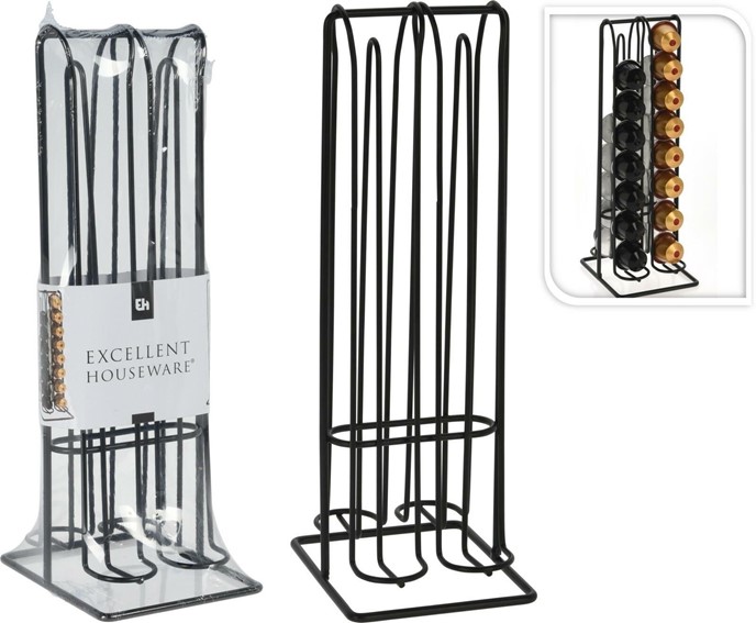 Stojak na Kapsułki do Kawy Nespresso Czarny