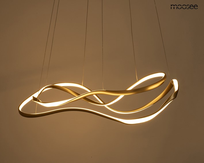 Lampa Wisząca WAVES 2 Złoty