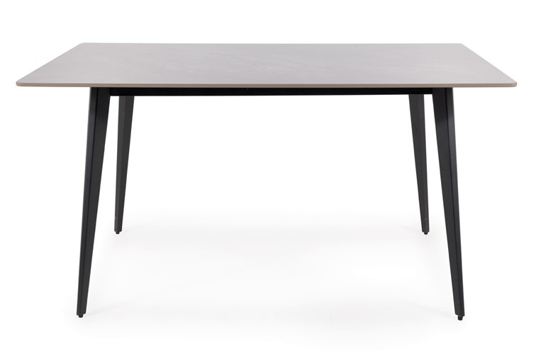 Stół IVY 140x80 Czarny/Szary Efekt Marmuru