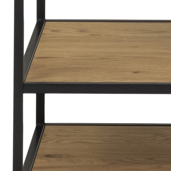 Garderoba SEAFORD Dąb/Czarny