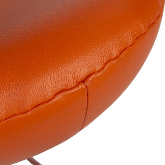 Podnóżek JAJO Pomarańczowy Skóra TP