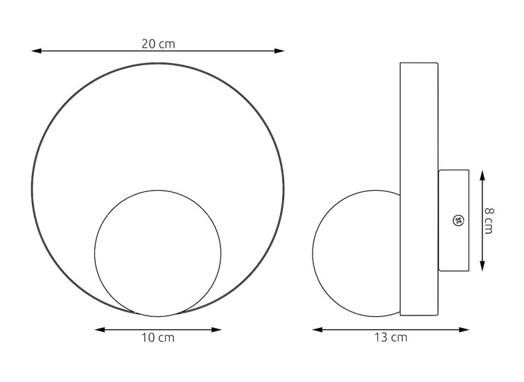 Kinkiet KIDO K1 Beżowy