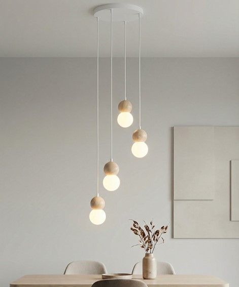 Lampa Wisząca LOOP 4 Biały