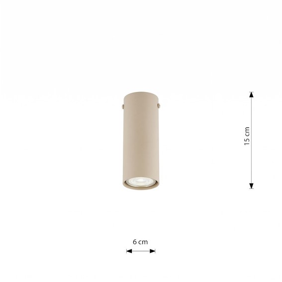 Lampa Sufitowa TECNO 1S Beżowy