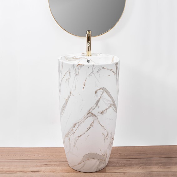 Umywalka Wolnostojąca ANYA LAVA MATT Biały