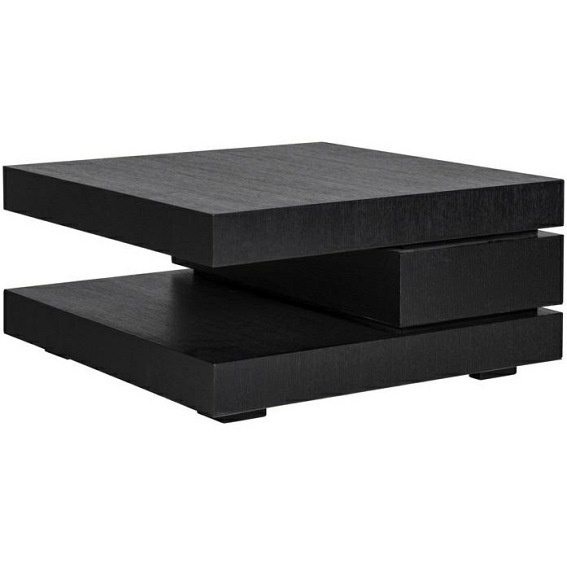 Stolik Kawowy OAKURA BLOK C Czarny