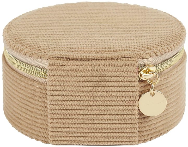 Szkatułka Sztruksowa VELO Brązowy