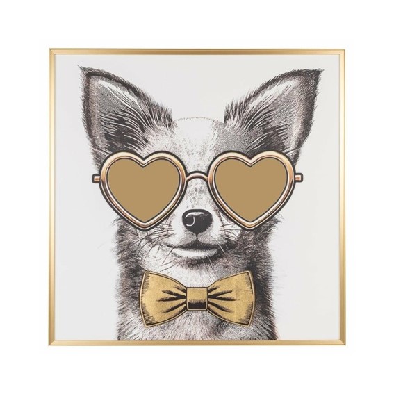 Obraz BODHY 100x100cm Złoty