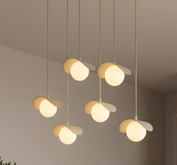 Lampa Wisząca RITUAL 6 Beżowy