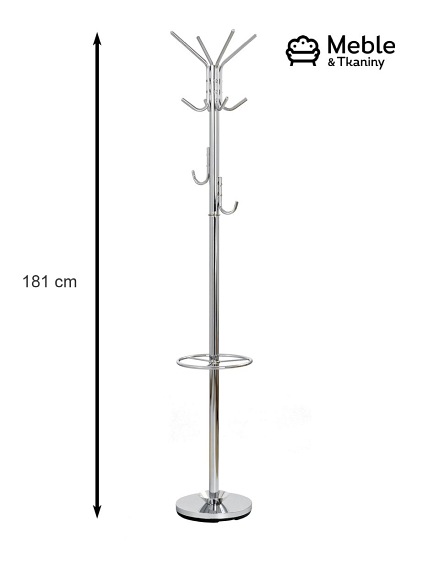 Wieszak W24 181cm Srebrny