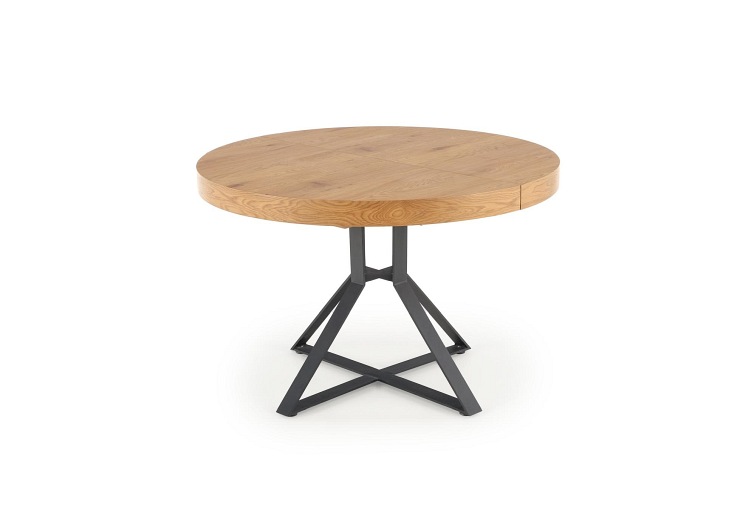 Stół Rozkładany Mercy 120x80 Czarmy/Złoty Dąb