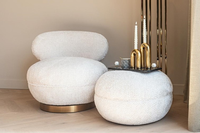 Fotel Obrotowy JACE Beżowy