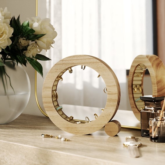 Organizer na Biżuterię FERRIS NATURAL Beżowy