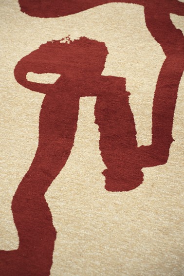 Dywan RIBBON RED 9847 280x390 cm Bordowy/Beżowy