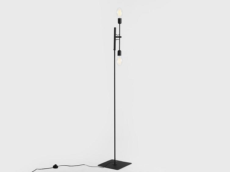 Lampa podłogowa TWIGO FLOOR 2 – czarny