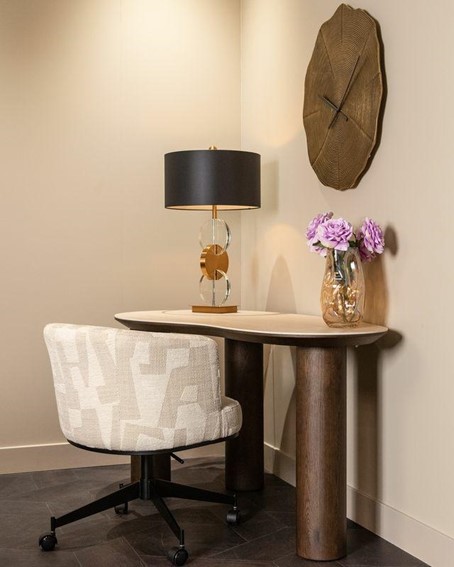 Krzesło Obrotowe ROCHENNE GRAFFIC Beżowy