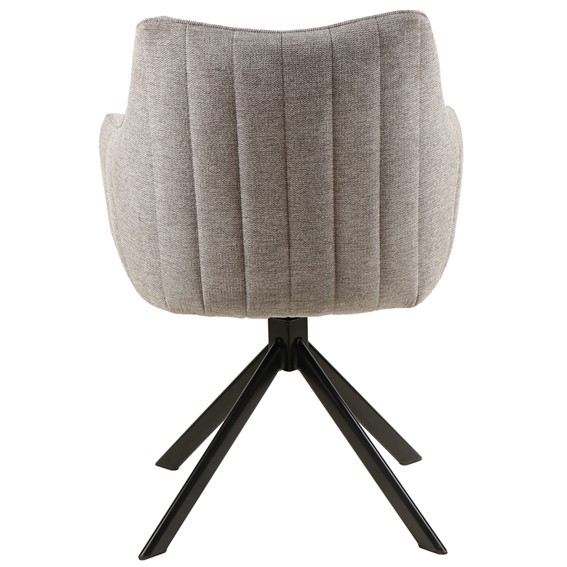 Krzesło AZALIA Brego Czarny/Szary 07