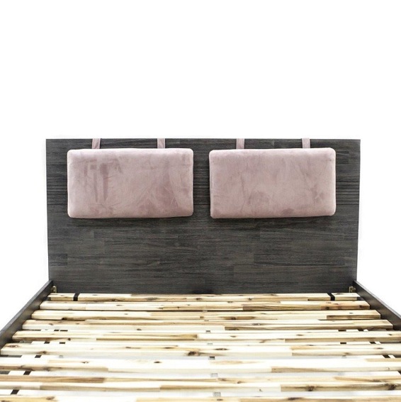 Łóżko Capella BQ01 140x200 Szary/Czarny