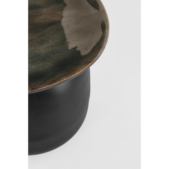 Stolik Kawowy ZAINAB Fi38cm Czarny