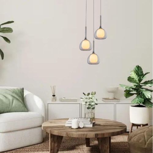 Plafon ANASTASI 3P Chromowany