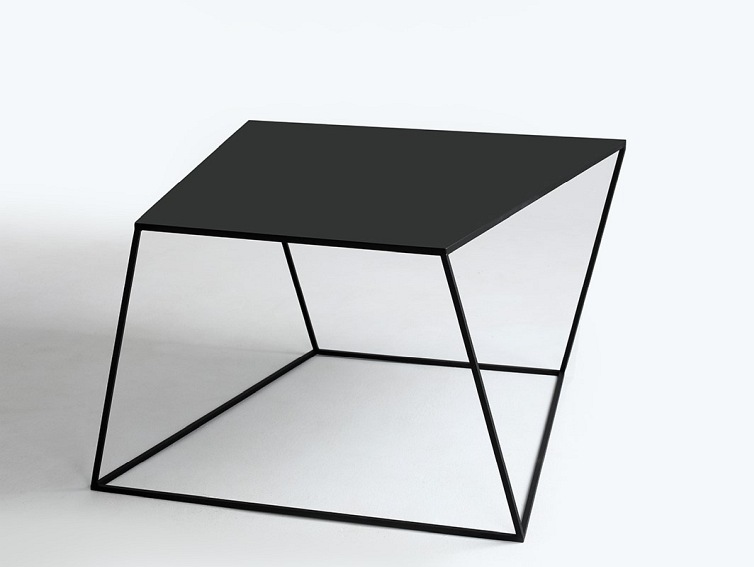 Stół kawowy ZAK METAL 80 Czarny