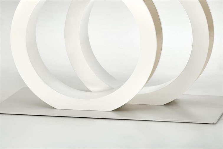 Stół Rozkładany GALARDO (160-200)x90 Złoty/Biały