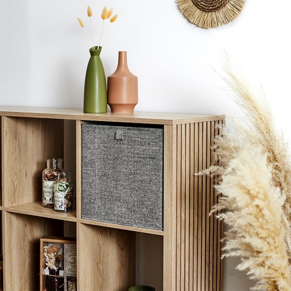 Pudełko do Regału 30x30cm Szary Ciemny CUBE