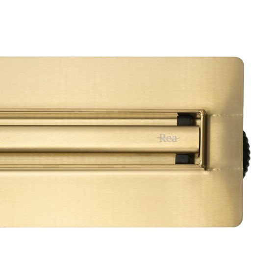 Odpływ NEOX SLIM PRO 600 Złoty Szczotkowany