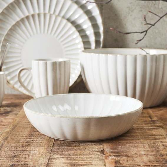 Talerz VLORA 20cm Beżowy