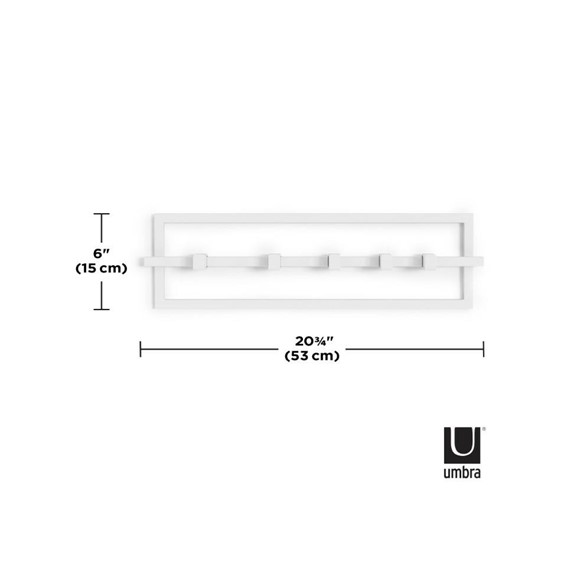 Wieszak Ścienny CUBIKO Biały