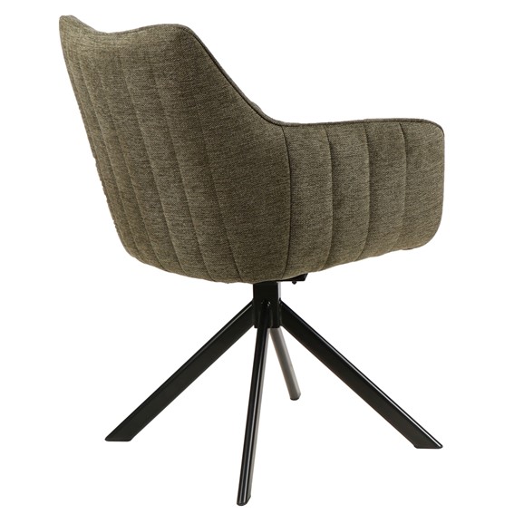 Krzesło AZALIA Brego Czarny/Oliwka 77