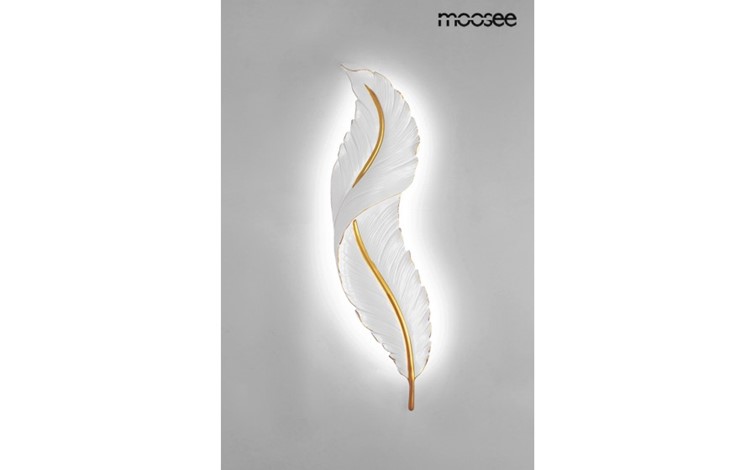 Lampa Ścienna IKAR 60 Biały/Złoty