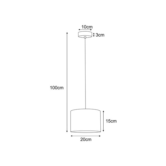 Lampa Wisząca ZIMBO K-5220 Czarny/Złoty