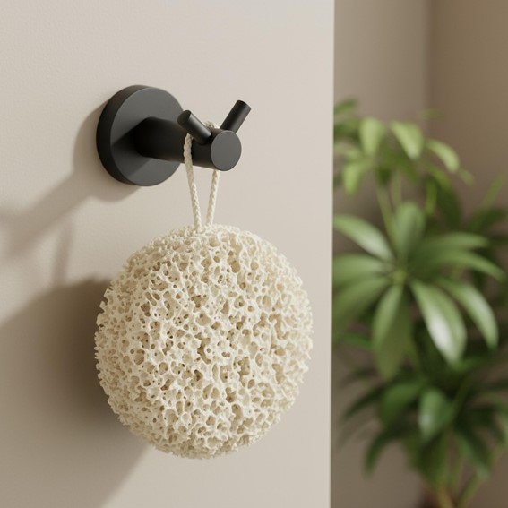 Wieszak Łazienkowy LEO 5605 Czarny