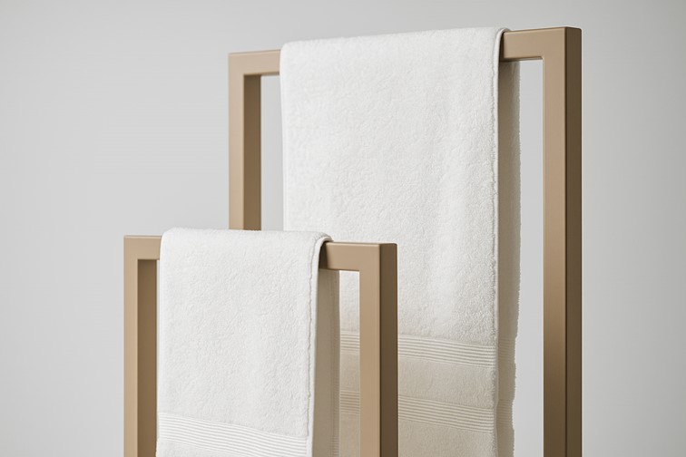 Wieszak Łazienkowy KAJA HOME KS-63 TOWEL II Beżowy