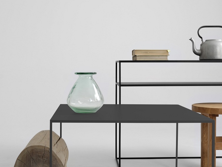 Stół Kawowy Tensio Metal 80x80 Czarny