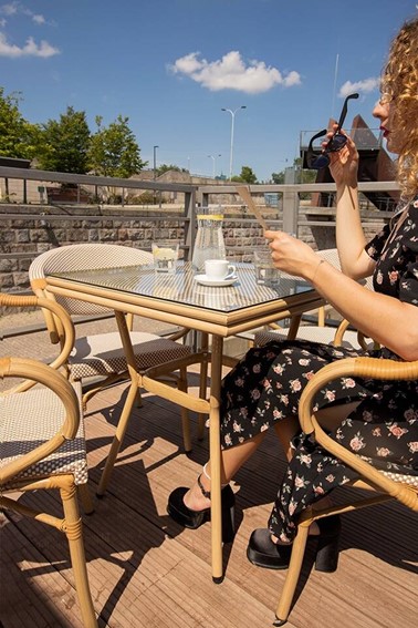 Stół CAFE BISTRO PARIS 70 Brązowy