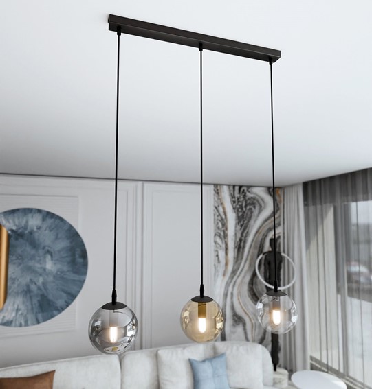 Lampa Wisząca COSMO 3 MIX Czarny
