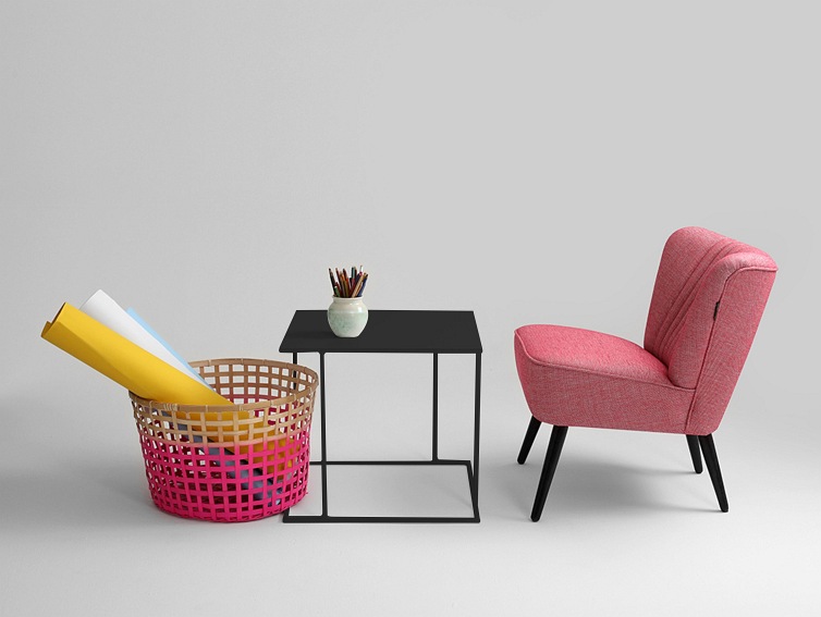 Stół Kawowy Walt Metal 50 Czarny