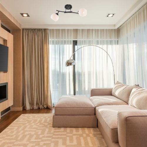 Żyrandol OLEKSI 2 Czarny/Miedziany