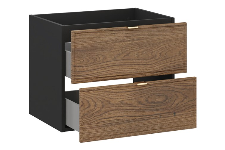 Szafka pod Umywalkę TALIA Czarny Mat/Dąb Casella