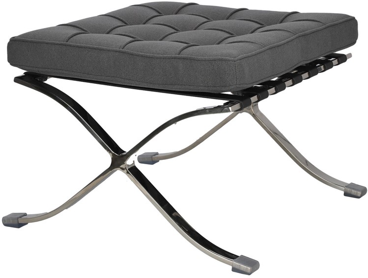 Podnóżek BA1 Tkanina Antracyt