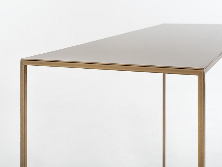 Konsola TENSIO Metal 100x35 Złoty