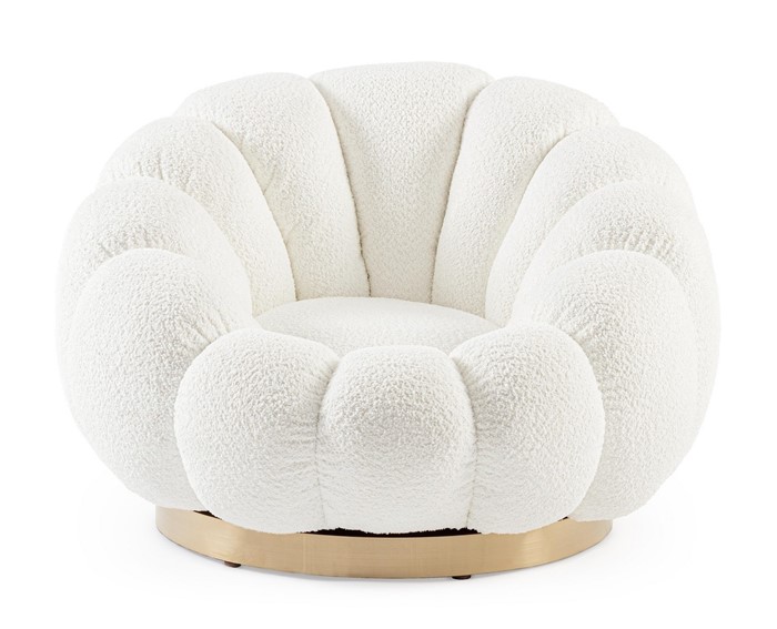 Fotel Obrotowy FLOREL Biały