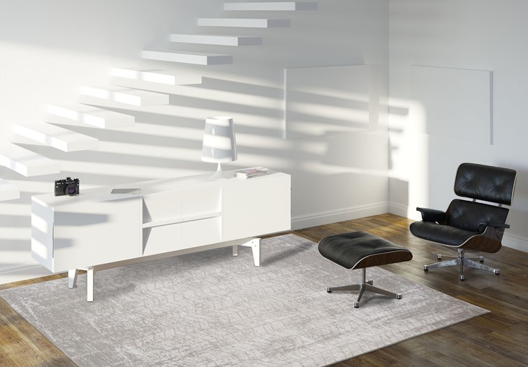 Dywan JACOBS LADDER White Plains 8929 80x250 cm